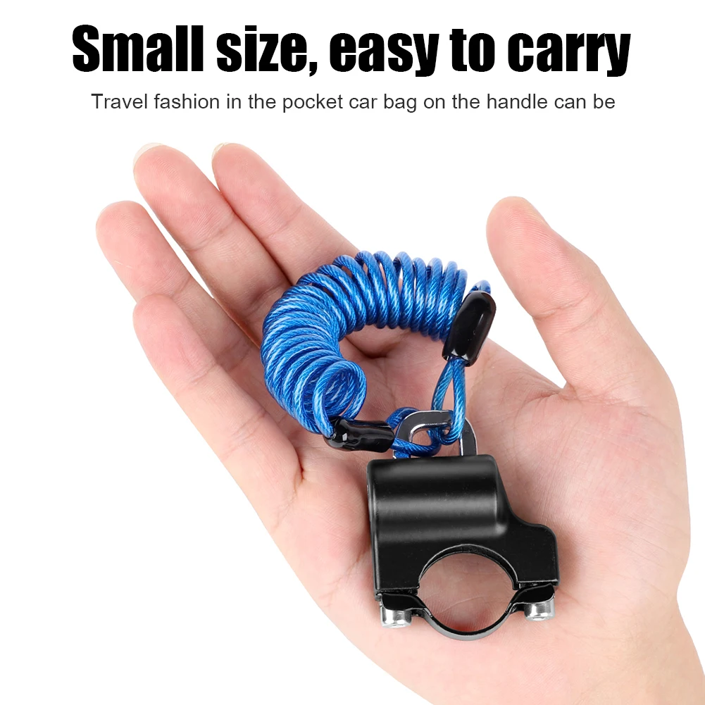 Bicycle Helmet Wire Rope Lock Anti-theft Mountain Bike Cycling Cable | Спорт и развлечения