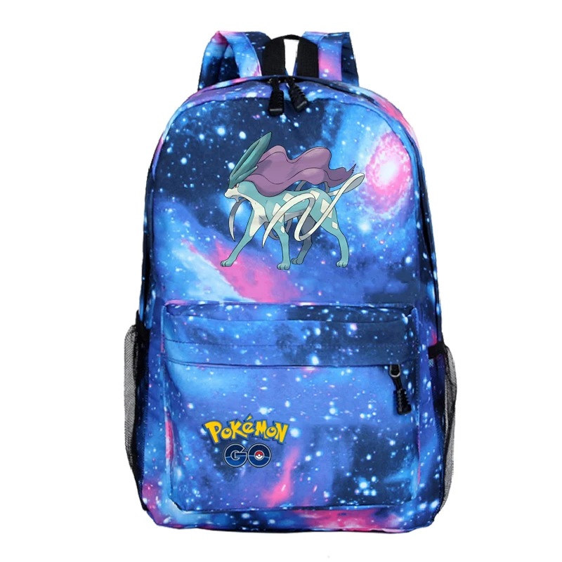 C8 Mochila Pokemon рюкзаки для школы подростков девочек Sac Dos Аниме Пикачу сумка plecak ноутбук унисекс мультфильм Backbag 41-44 - Color: C8