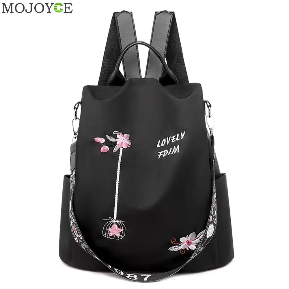 Модный рюкзак из ткани Оксфорд для женщин школьные ранцы на плечо с принтом и