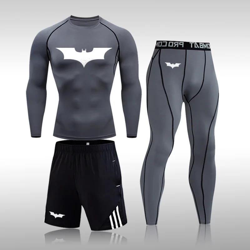 Быстросохнущая мужская тренировочная Спортивная одежда для спортзала фитнеса