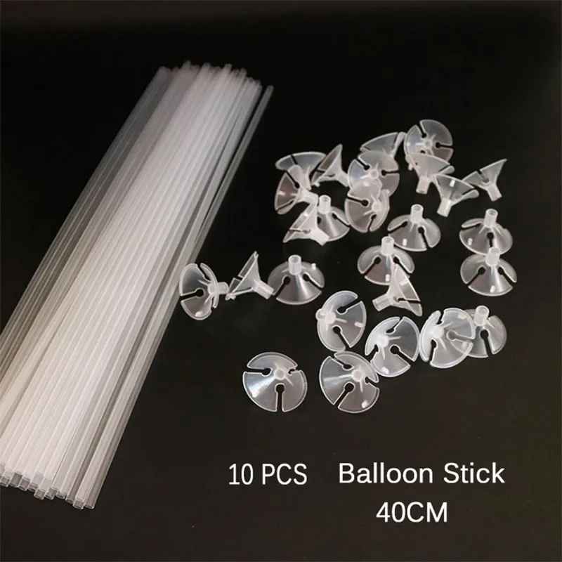 10pcs Balloon stick 5 мм* 10 м воздушный шар, веревка, фольга, шар, лазер, розовое золото, серебро, лента, украшение для свадьбы, дня рождения, вечеринки, воздушный шар, упаковка, кран - Цвет: 10pcs Balloon stick