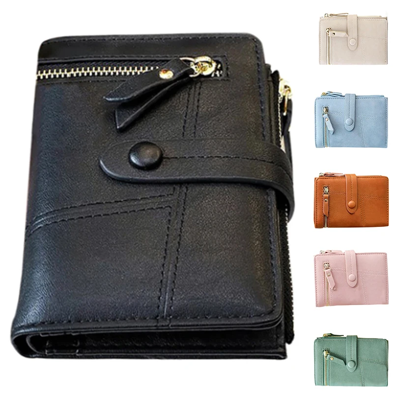 

Hot Kf-PU Leather Women Wallet Female Short Clutch Lady Short Mini Wallet Small Folding Female Coin Wallet Card Holder