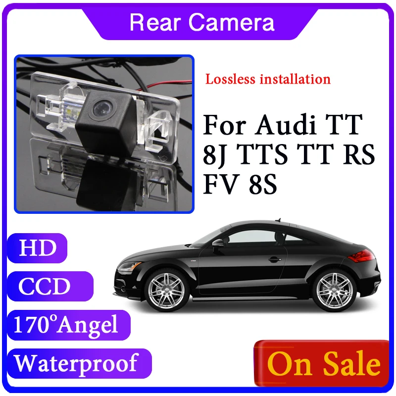 Резервная Водонепроницаемая Автомобильная камера для Audi TT 8J TTS RS FV 8S 2006 ~ 2020 HD |
