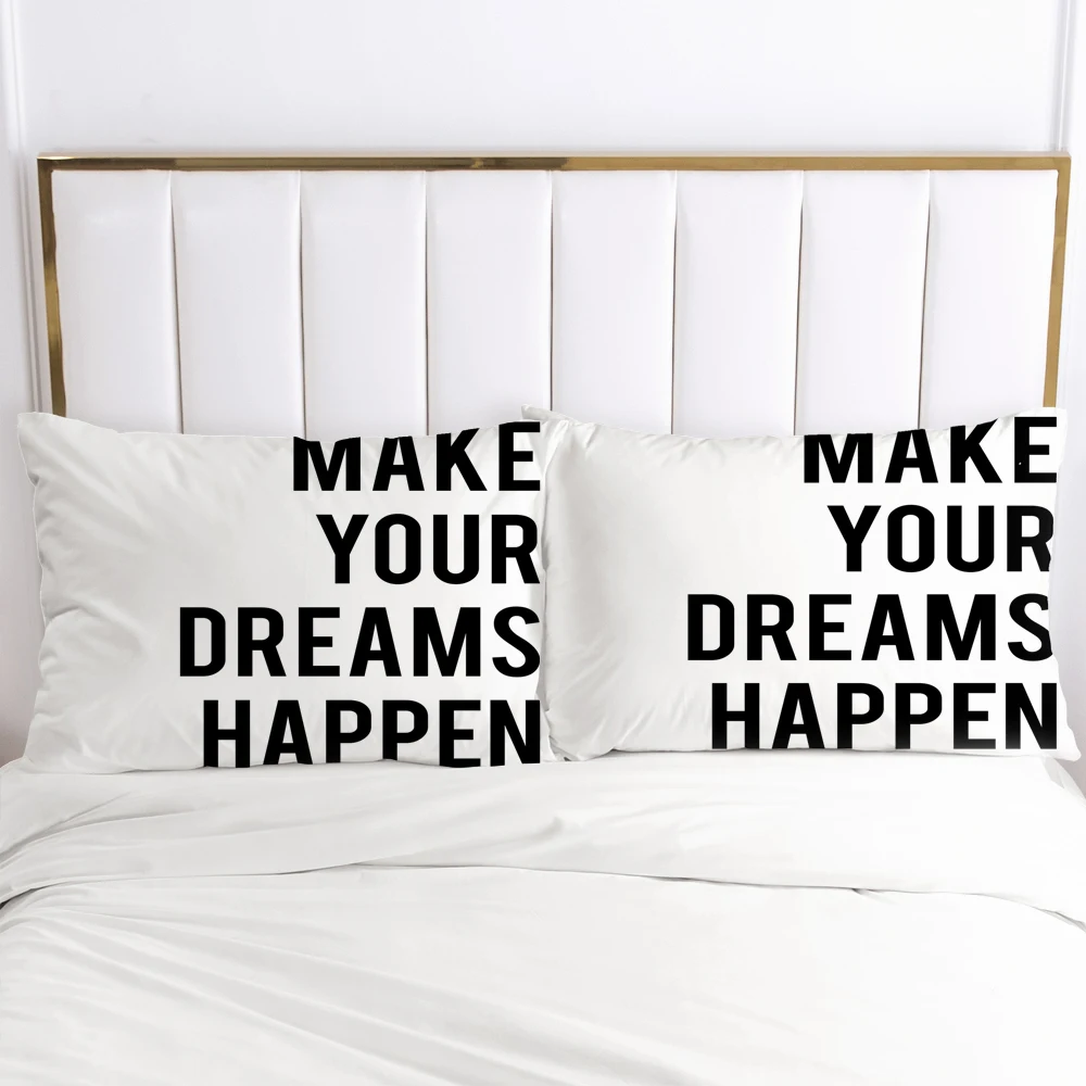 Наволочки постельные принадлежности 2 шт наволочка для спальни домашнее