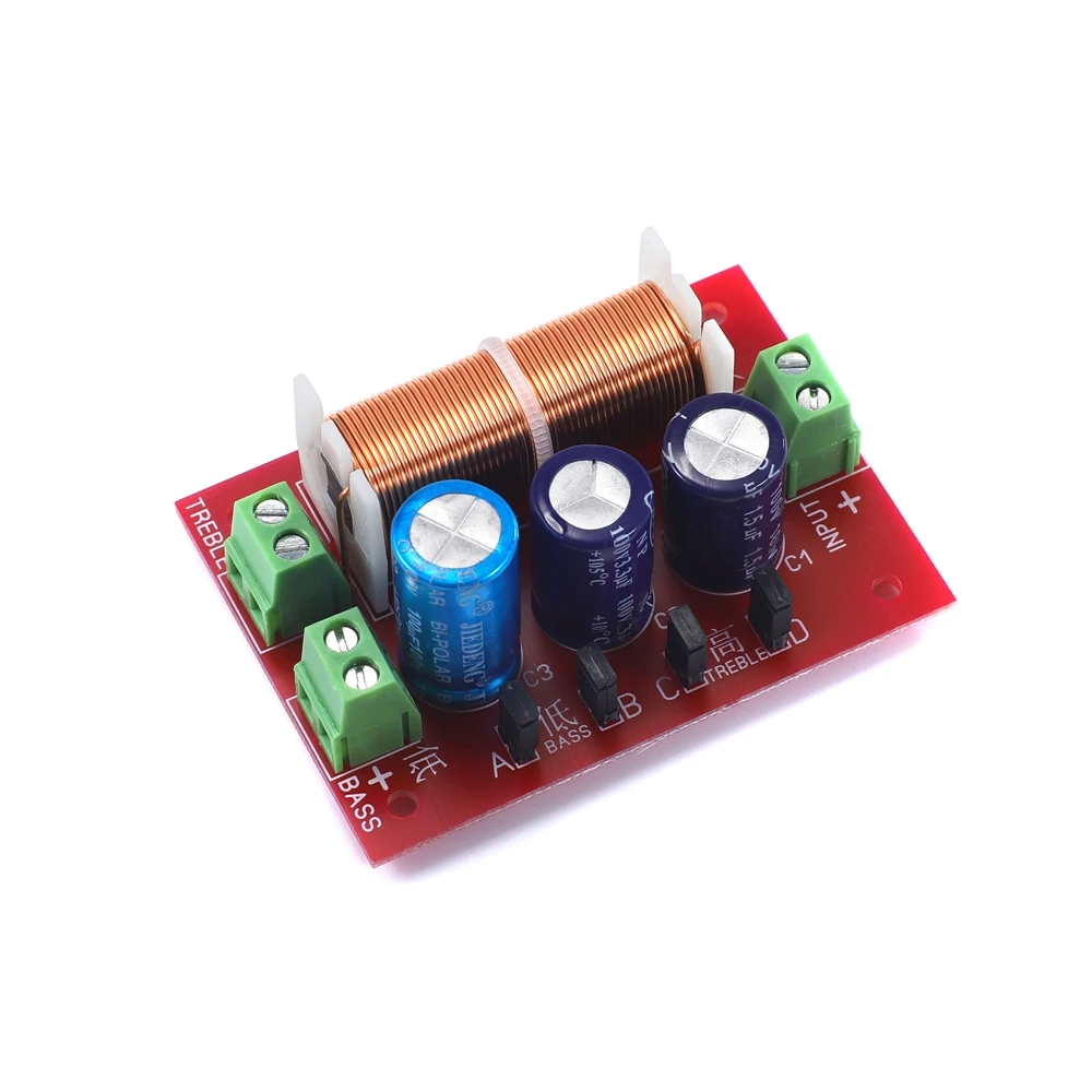 YLY-2088 400W Регулируемые 2-полосные кроссоверные фильтры 1 Устройство Звукового динамика Частотный разделитель Полный диапазон ВЧ НЧ включен.