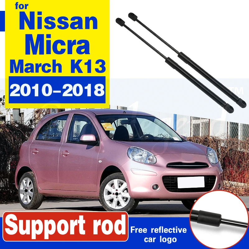 

for Nissan Micra K13 / March 2010-2018 Front Hood Bonnet Modify Gas Struts Shock Damper Lift Supports Absorber
