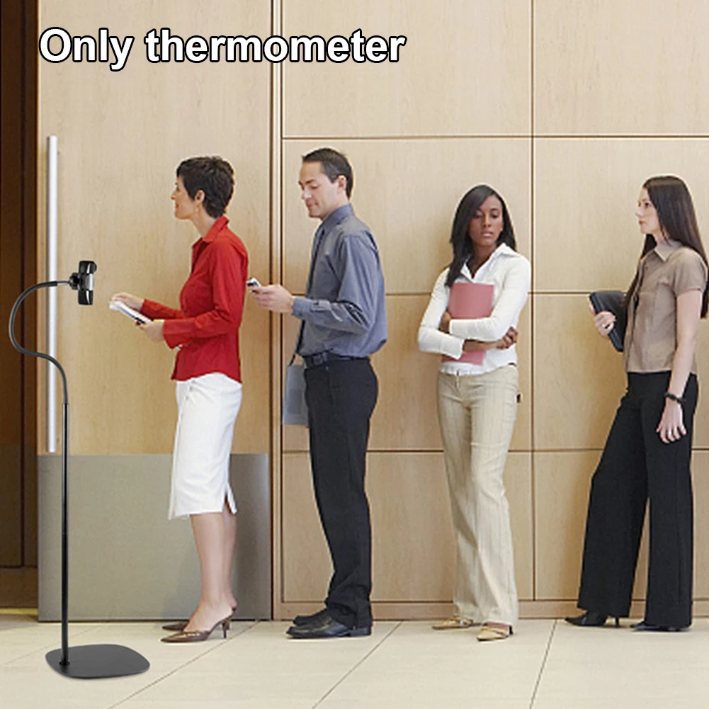 

Backlit Digital Thermometer Voice Broadcast Non Contact Small USB Rechargeable Handheld LED Display Wall Mounted Infrared Sensor