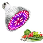 Светодиодсветильник лампа для выращивания растений, цоколь Е27, 80 Вт, полный спектр