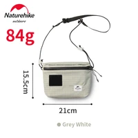 naturehike outdoor travel satchel fashion womanman 3l inclined shoulder bag 84g ultralight zero storage bag waterproof zipper