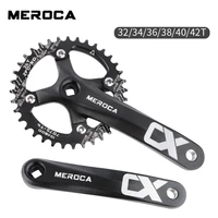 meroca mountain bike sprocket wheel 104bcd square hole crank 891011 speed positive and negative gear modified single disc
