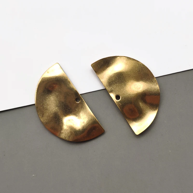 

10 шт./лот подвески для сережек изогнутые поделки неправильной формы в форме буквы D Подвески латунные ювелирные изделия «сделай сам» ожерел...