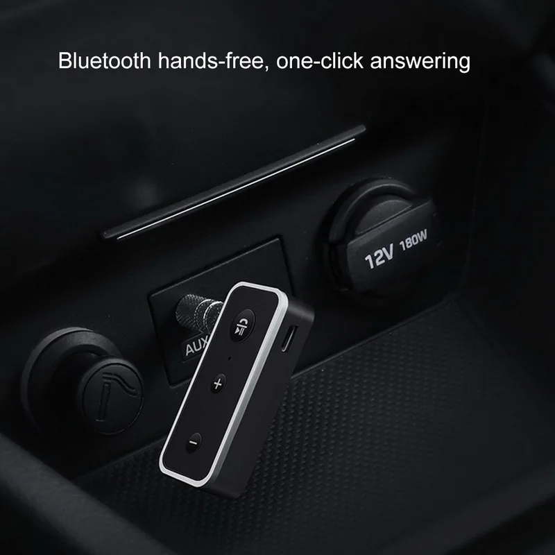 TOSPRA Mini Bluetooth Handsfree Car Kit Jack AUX Audio MP3 приемник Динамик адаптер для наушников звонков |