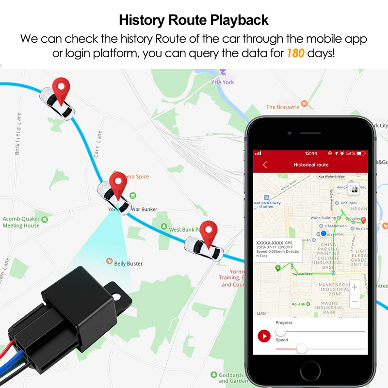 Мини GPS GSM трекер Micodus MV720 автомобильный локатор для топлива предупреждения о
