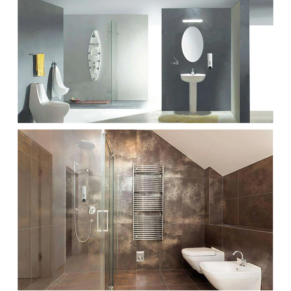 Диспенсер для жидкого мыла 350 мл настенный флакон типа Push пластиковый