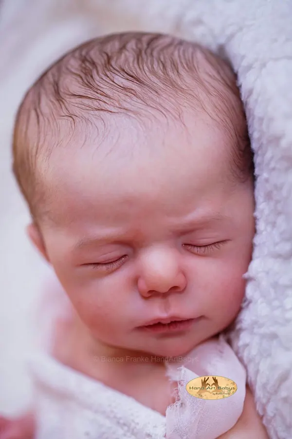 

New Bebe Kit Luise 20 Inches Reborn Baby Blank Kit Vinyl Unpainted Unfinished Sleeping Molds DIY Blank Reborn Doll Kit
