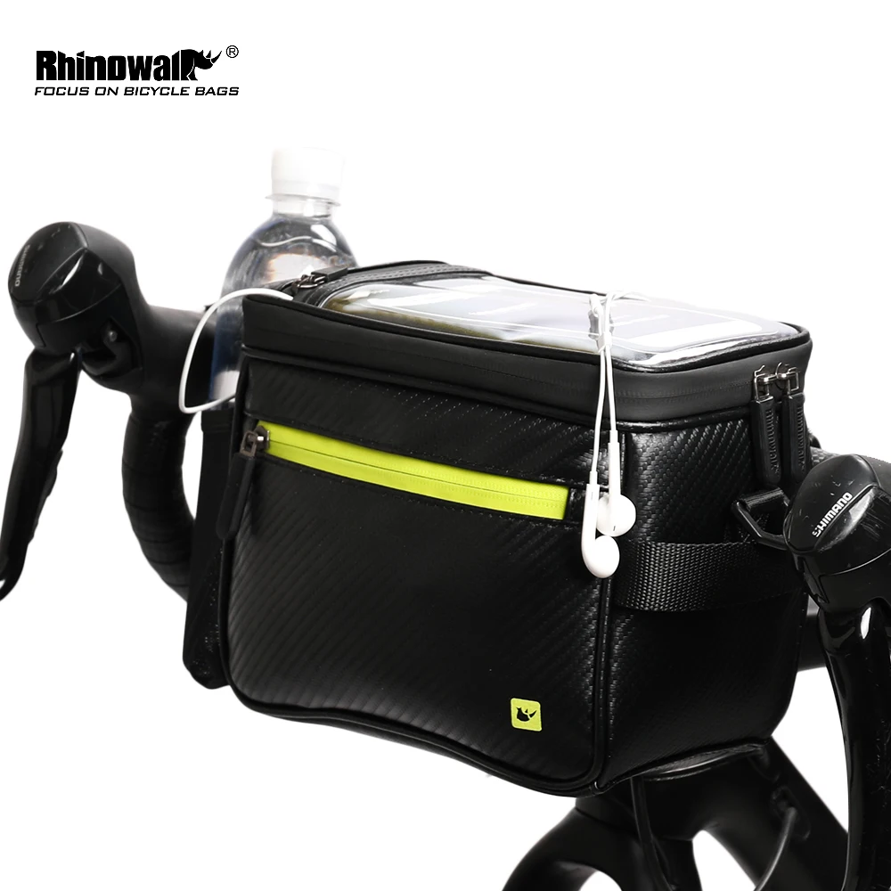 Водонепроницаемая велосипедная сумка Rhinowalk для телефона GPS руля сенсорного