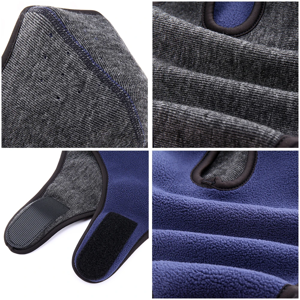 Зимняя флисовая маска для лица ветрозащитная велосипедная Балаклава шейный