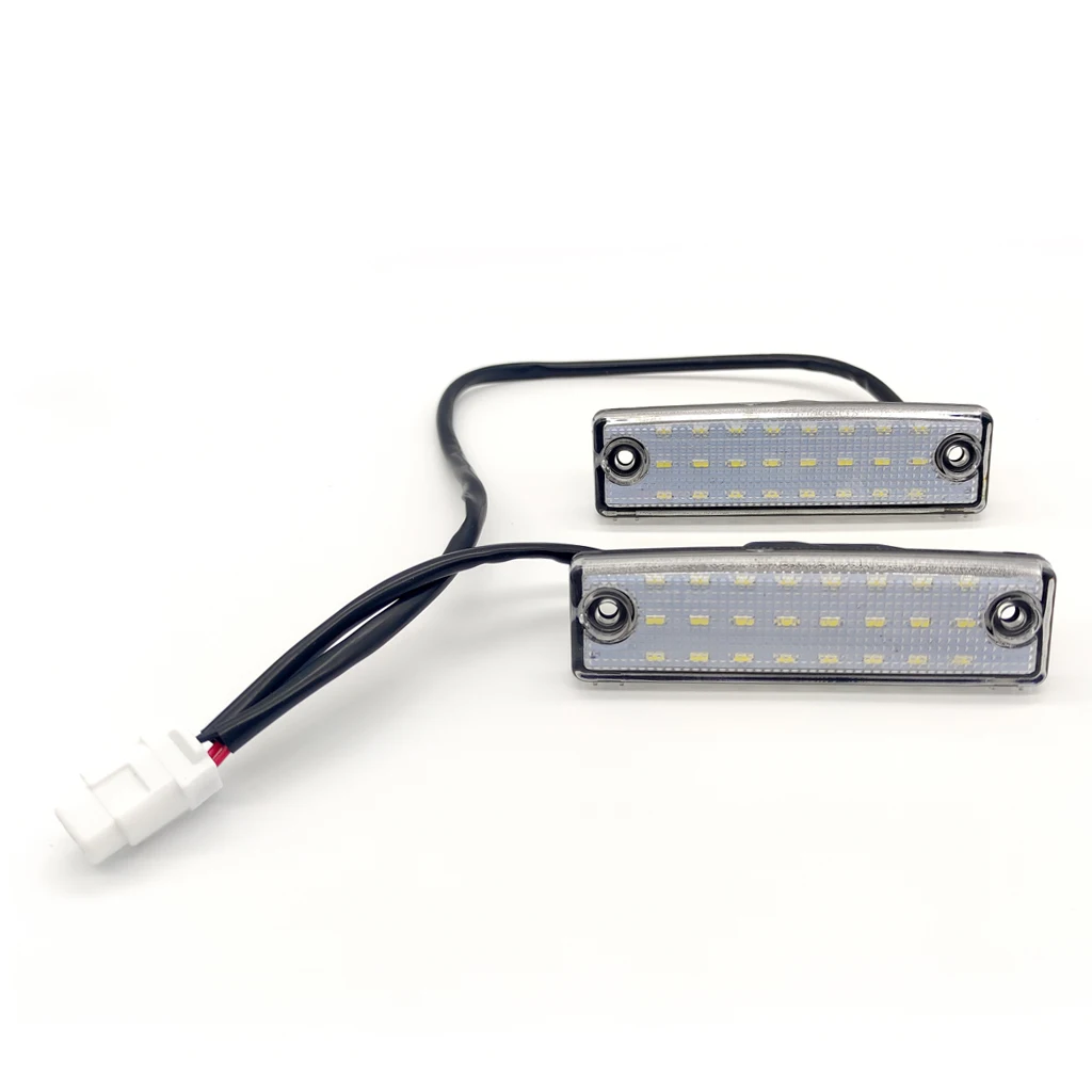 2 шт. для Toyota 4Runner 1996-2020 Sequoia 2008-2019 белый светодиодный светильник номерного знака