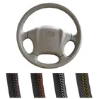 Самодельные Индивидуальные чехол рулевого колеса автомобиля для Hyundai Tucson 2006-2014 авто из искусственной кожи рулевого управления