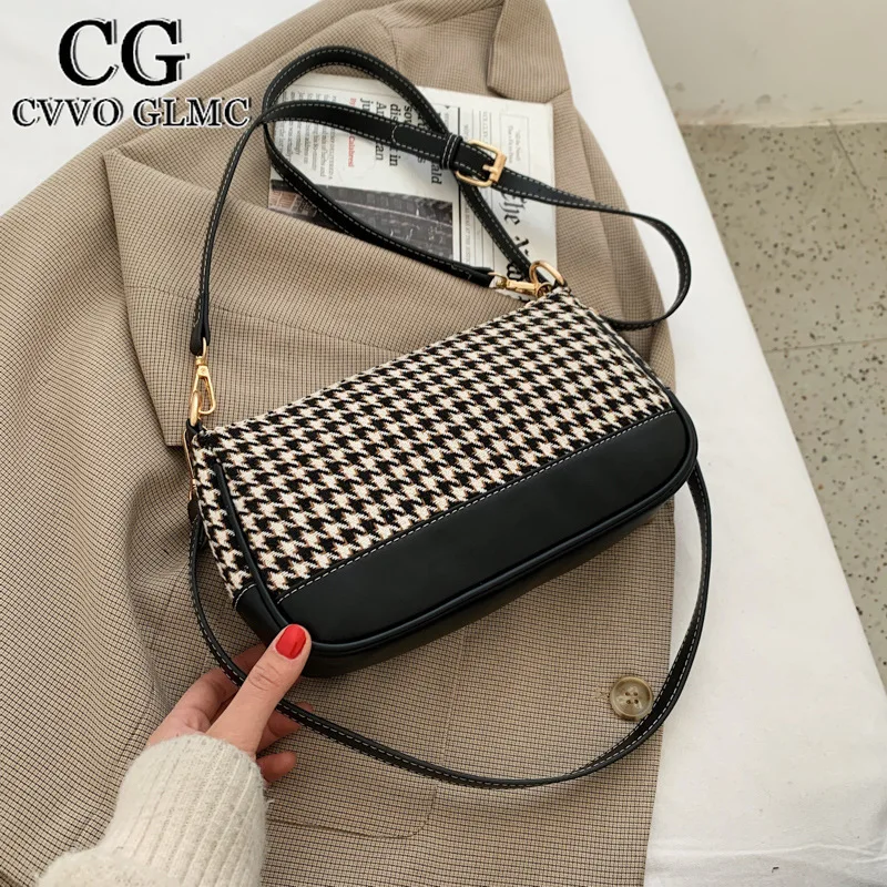 

Cvvo Glmc For Women 2021 New Small Shoulder Purse Luxury Handbag Armpit Design Retro Women Crossbody Messenger Bag