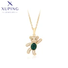 Xuping модные ювелирные изделия, Новое поступление, Очаровательное ожерелье с красивым кристаллом для женщин золотого цвета A00770977