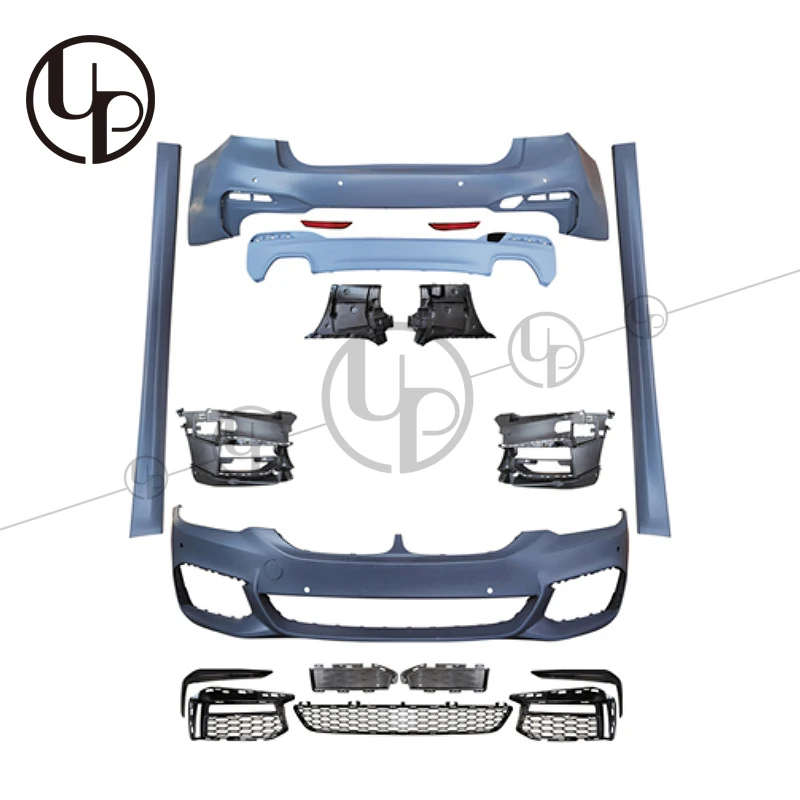 

5series G30 G38 MT design facelift body kits for G30 front bumper side skirts rear bumper car bodykits