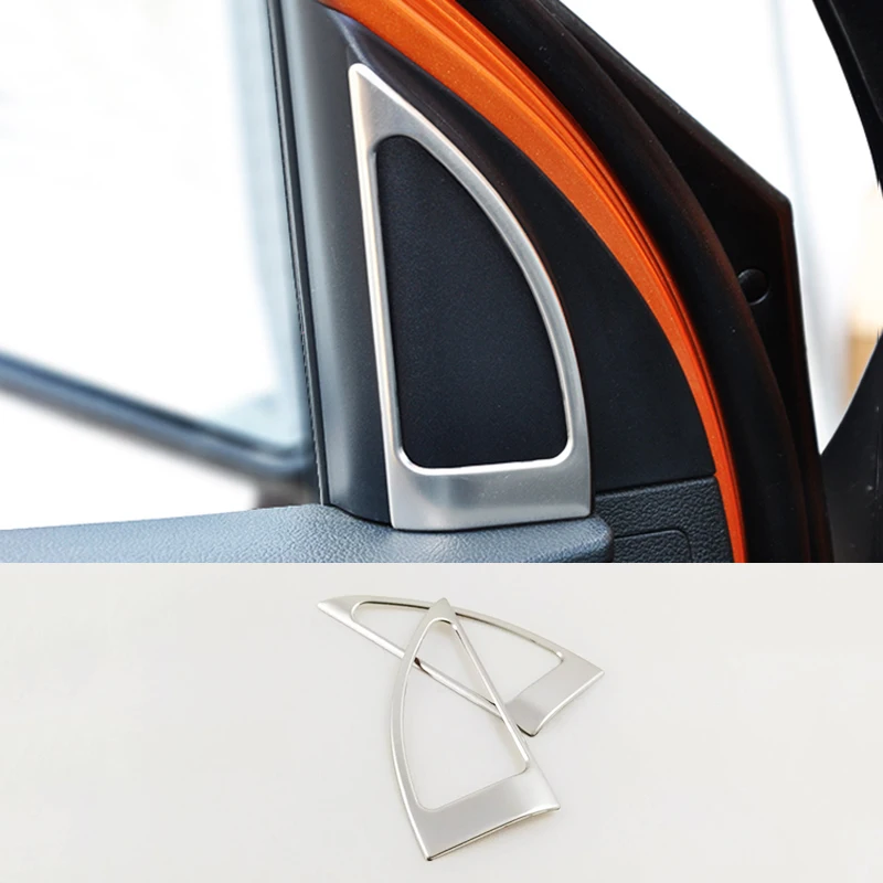 Молдинги из нержавеющей стали для внутренней двери Hyundai Solaris 2 Декоративные