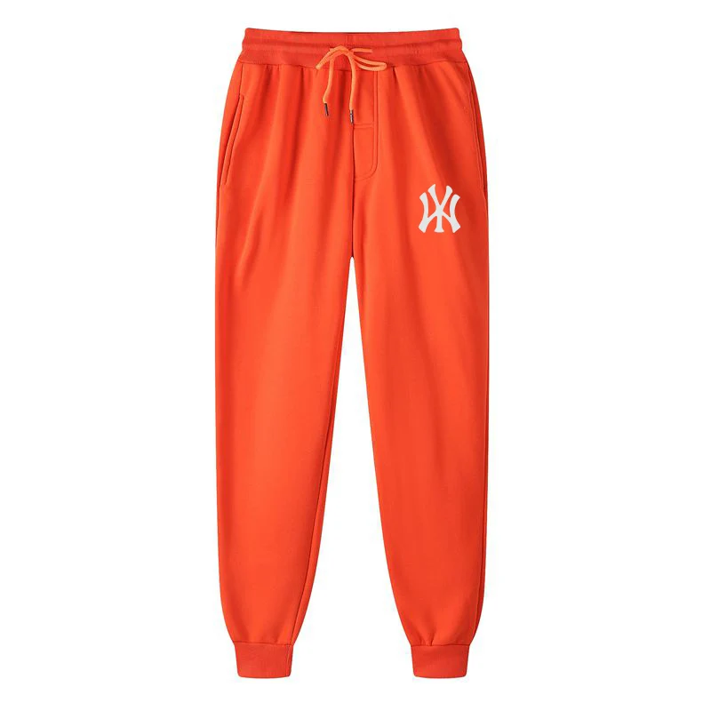 

2021 new men's solid color pure cotton men's casual pants fitness pants running sports trousers men's feet pants s-xxxl