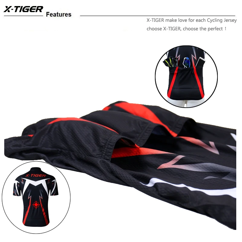 X-Tiger Pro майки для велоспорта Ropa Ciclismo Одежда для горного велосипеда быстросохнущая Мужская одежда для гонок МТБ спортивная одежда