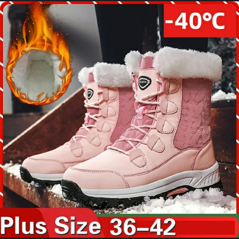 

KAMUCC New Women Boots Women's Winter Boots Shoes Woman Snow Boots Women's Boots Winter Boots for Women Winter Shoes Ankle Boots