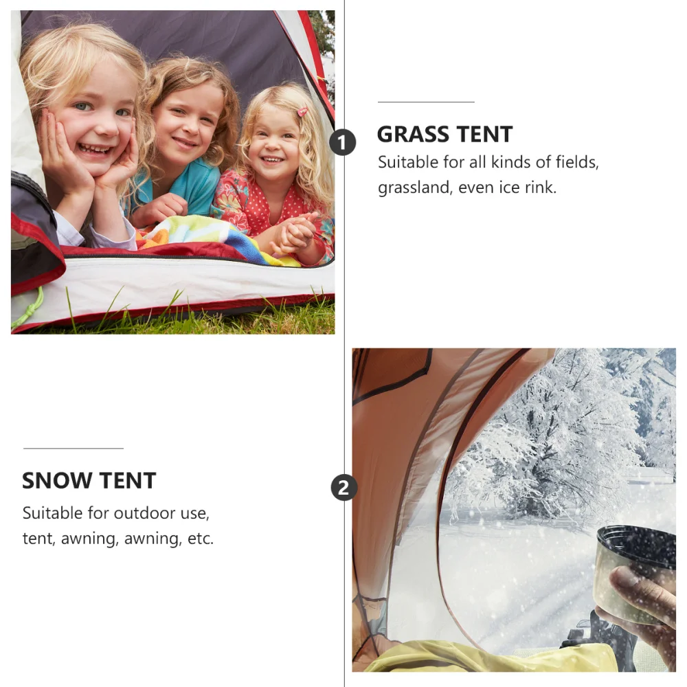 

16pcs Tent Stakes Heavy Duty Forged Iron Unbent Tent Pegs-Ideal Camping Stakes