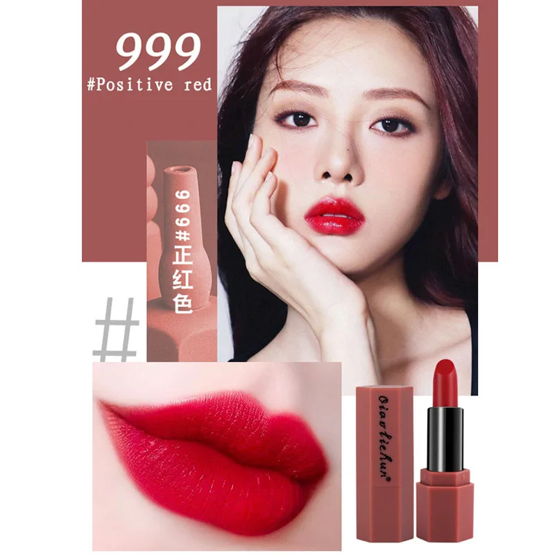 Помада карандаш для губ 4 цветов блеск стойкая увлажняющая косметика набор