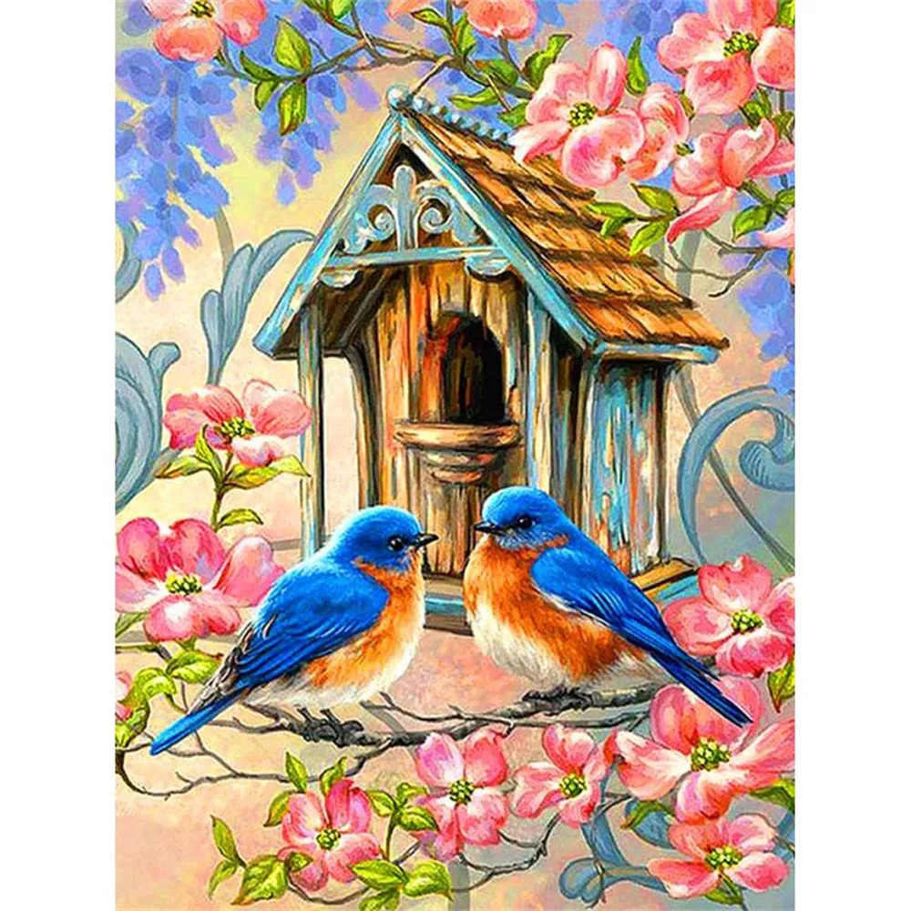 

Квадратный 5D DIY Алмазная картина 3D Алмазная вышивка попугай Вышивка крестом мозаика иглы JK