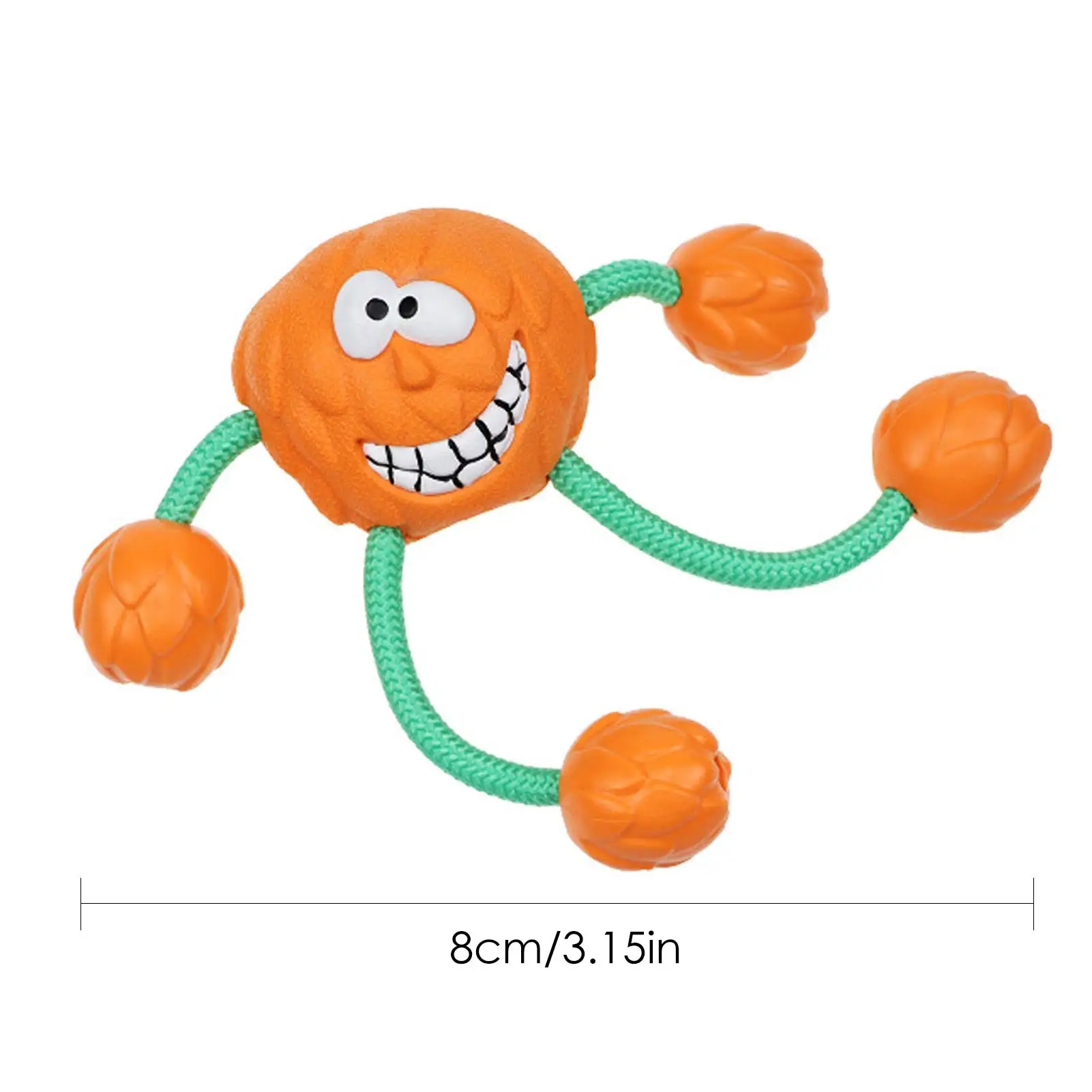 

Pet Cotton Cord Interactive Sound Rubber Chewing Dog Bite Dog Play Bite Resistant Dog Ball Rope Sound Dog Toys