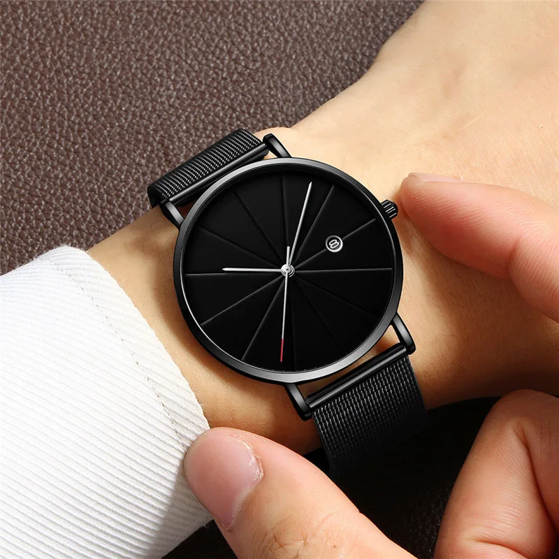 

New Men's Watch Luxury Brand Watch Quartz Clock Casual Belt Watch Economic Sports Watch Relogio Masculino Fashion Creative Watch