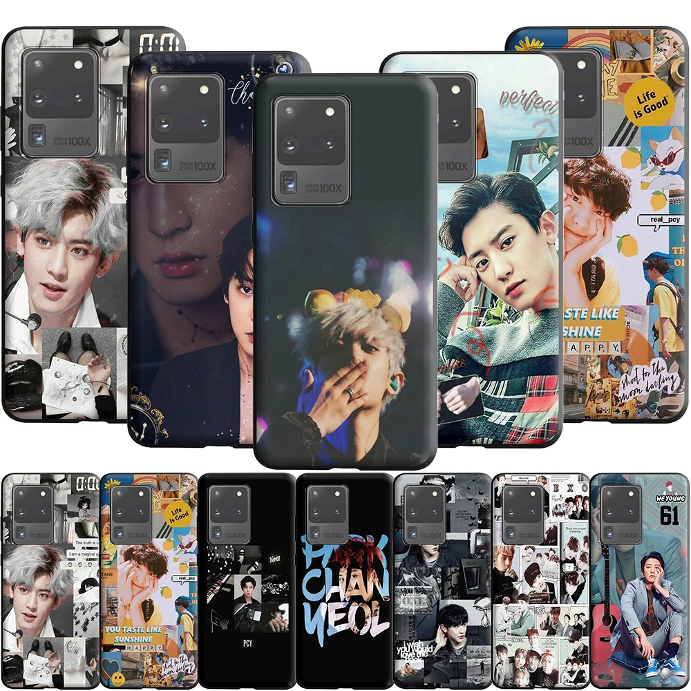 Силиконовый чехол Exo Chanyeol для Samsung Galaxy Note 20 10 9 8 S20 Fe S10 S10E S9 S8 Plus Ultra Lite S7 Edge|Бамперы| |