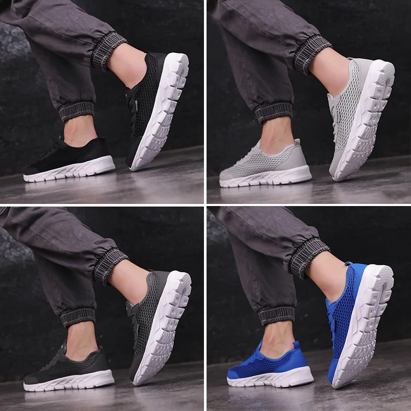 

Summer Breathable Men's Mesh Leisure Sports Walking Shoes AE05
