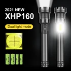 XHP160 самая мощная светодиодная вспышка светильник USB Перезаряжаемые XHP100 XHP90 светодиодный тактический вспышки светильник масштабирования фонарь Водонепроницаемый рыболовный Фонари Led