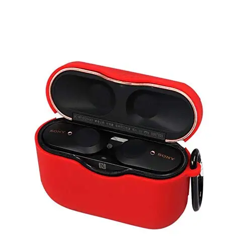 Портативный защитный чехол силиконовый для переноски наушников Sony WF 1000XM3 True Wireless