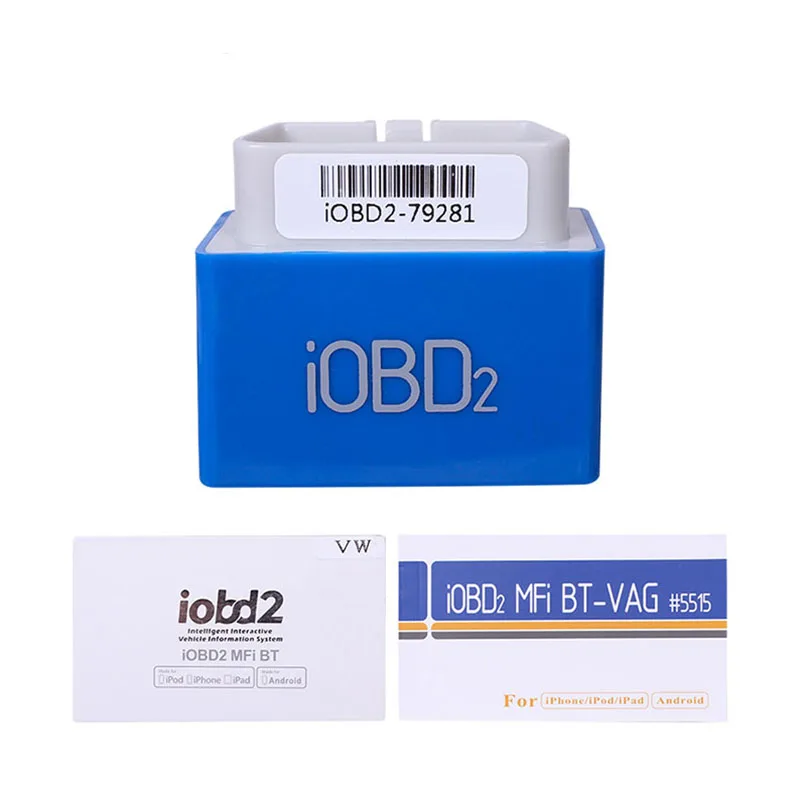 Bluetooth ридер XTOOL iOBD2 для VW AUDI/SKODA/SEAT с поддержкой Android и IOS через бесплатное