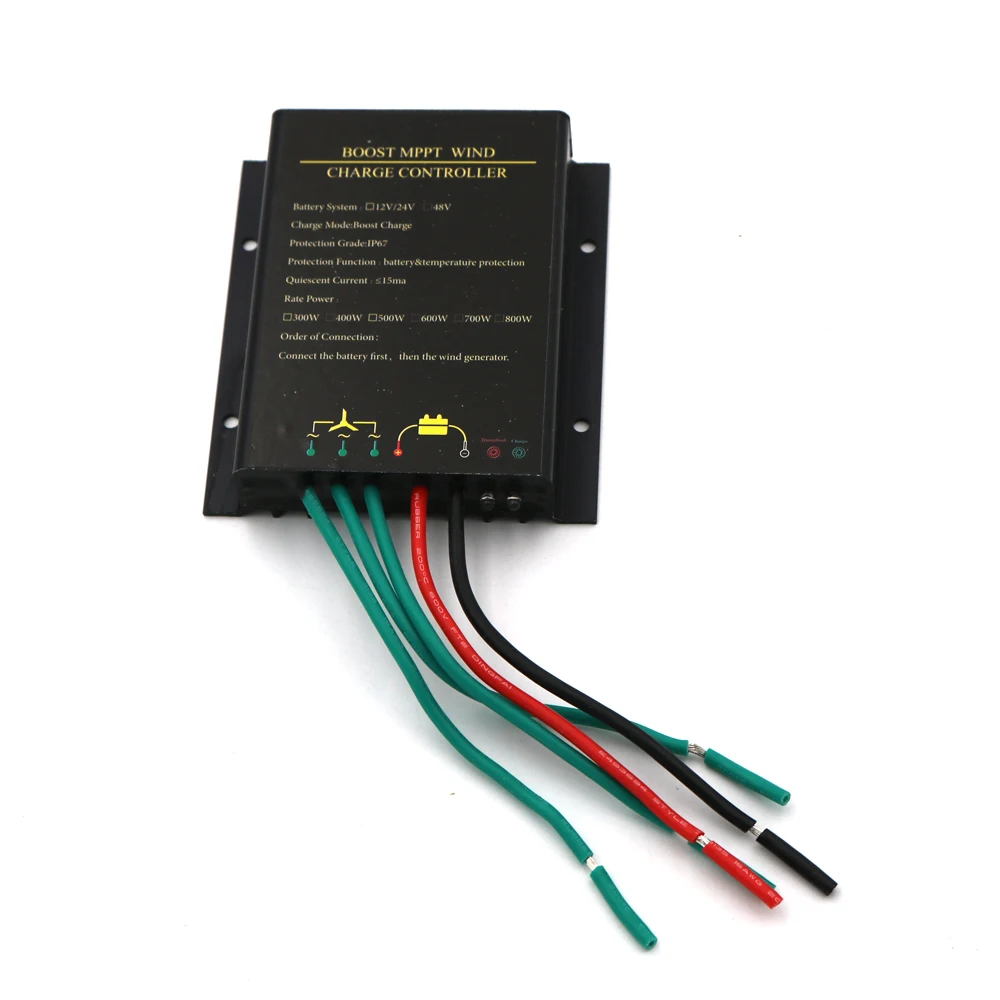 300 Вт 600 800 Boost MPPT Контроллер заряда ветрогенератор 12 В 24 в 48 Регулятор мощности