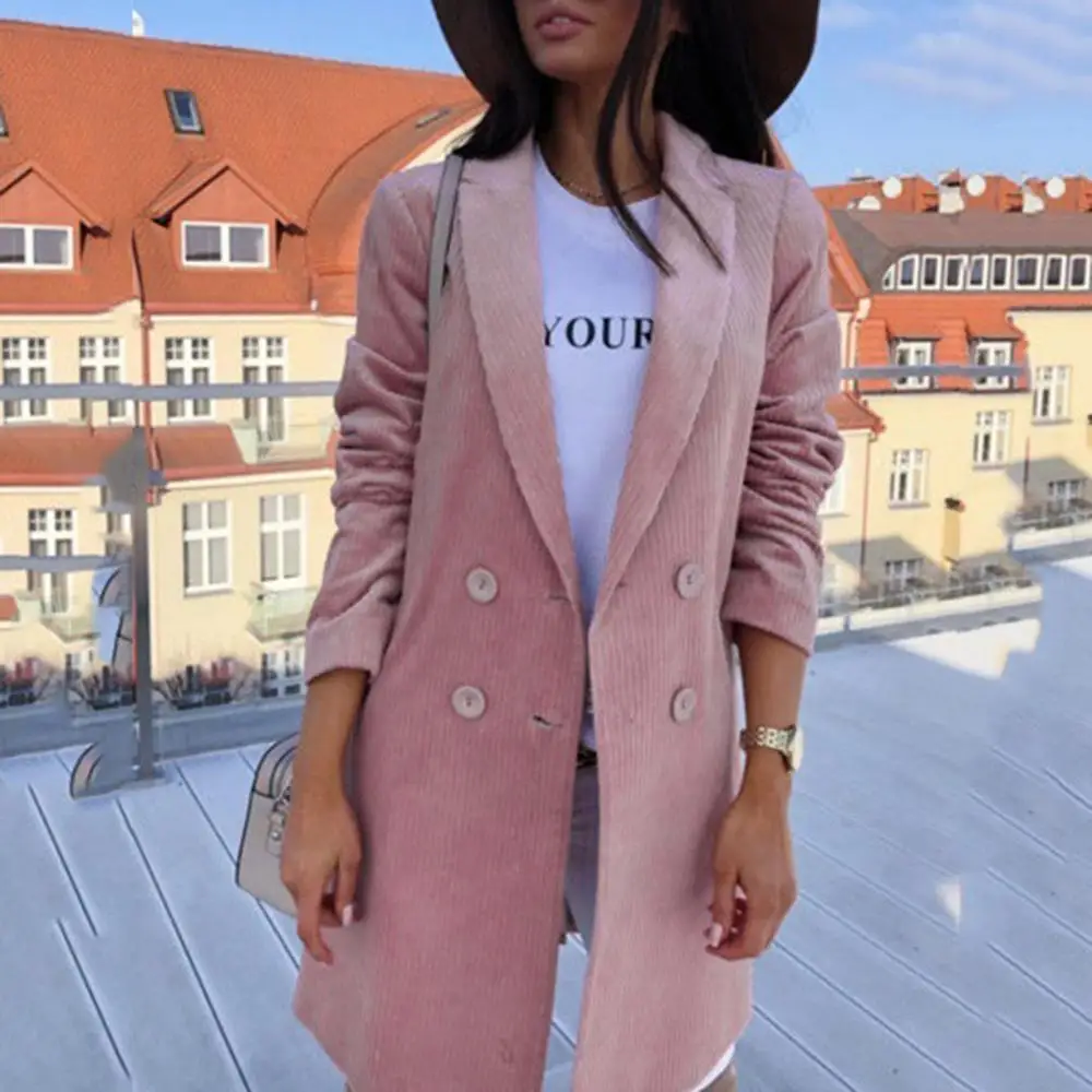 2021 осенние женские вельветовые пиджаки для женщин 2020 Женские однотонные рубашки