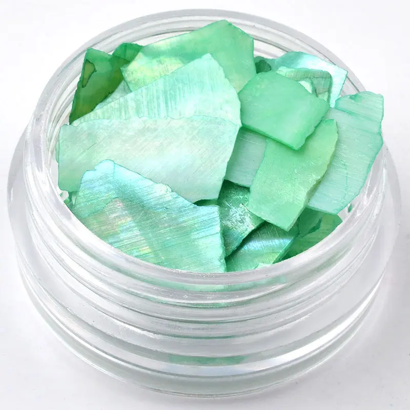 12 видов цветов Абалон аксессуары для ногтей неправильная оболочка