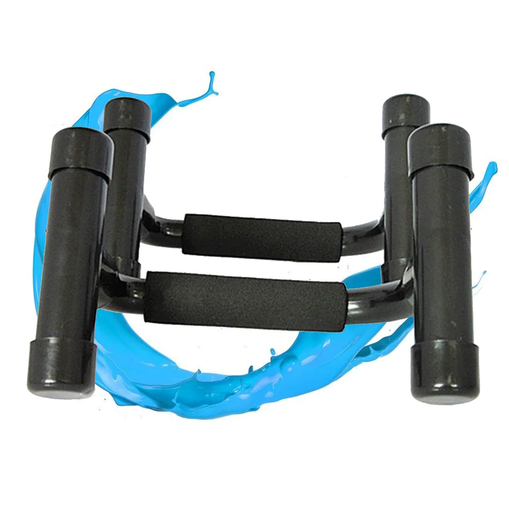 

1 пара подставок для пуш-ап, ручки для упражнений и фитнеса, противоскользящие мужские футболки для мужчин и тренировок (черный)