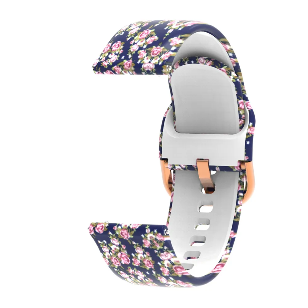 20 мм силиконовый ремешок для samsung Galaxy Active2 40 мм 44 мм Galaxy Watch 42 мм активный 2 Браслет ремешок для gear S2 Amazfit