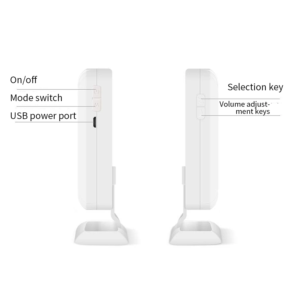 

2020 Wireless Doorbell Welcome door bell Alarm Doorbell Infrared 5 National Languages Entry Motion Sensor Intelligent Ring Bell