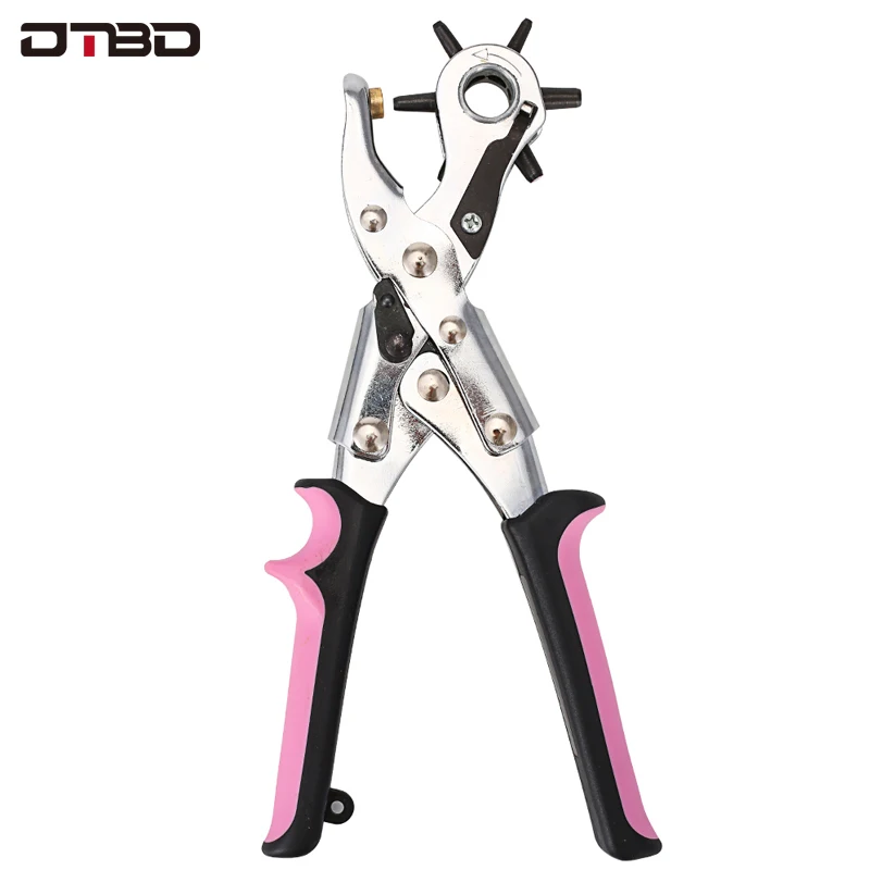 Сверхмощный кожаный ремень дырокол плоскогубцы для ушей револьверная швейная