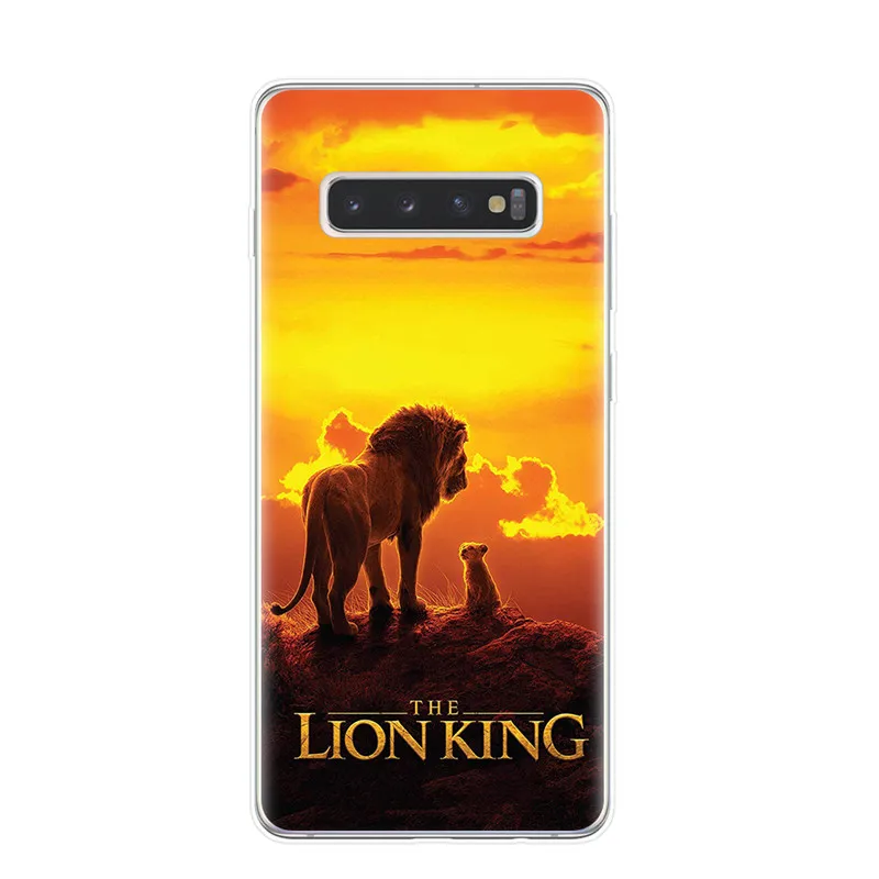 T6824 Роскошный чехол для телефона Lion King nala simba timon для samsung Galaxy S10 S9 S8 Plus S6 S7 Edge S10E Lite 5G Мягкий ТПУ чехол Капа Etui - Цвет: T6824