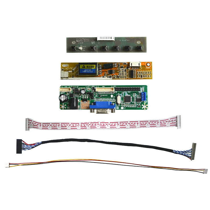 Фото VGA набор для платы ЖК-контроллер для 15,3 дюймов 1280x768 NL12876BC26-22F 2 с холодным катодом (CCFL) материнская плата с 5 Ключ клавиатуры легко DIY №3
