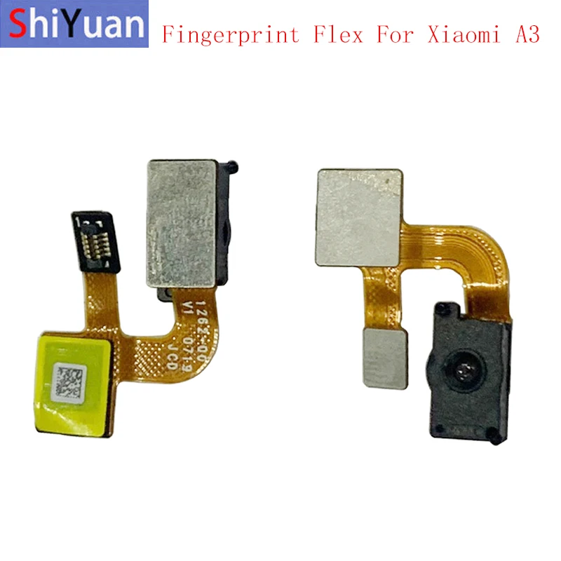 

Fingerprint Sensor Home Button Flex Cable Ribbon For Xiaomi Mi A3 Touch Sensor Flex Replacement Parts